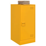 Buffet jaune moutarde 34,5x39x73 cm acier