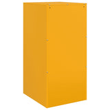 Buffet jaune moutarde 34,5x39x73 cm acier