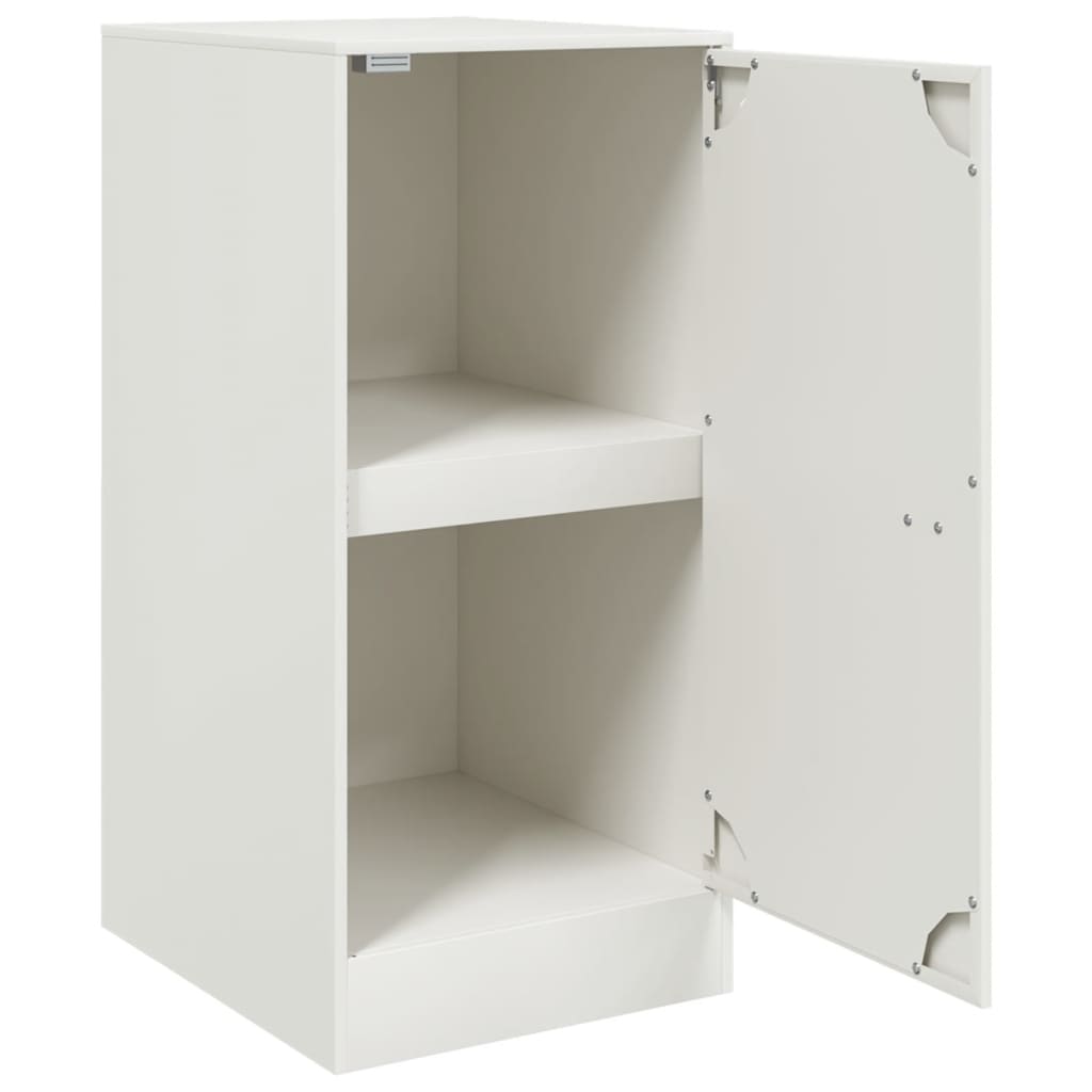 Buffet blanc 34,5x39x73 cm acier