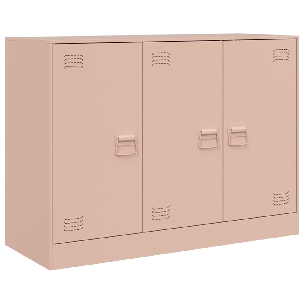 Rosa Sideboard 99x39x73 cm aus Stahl