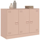 Rosa Sideboard 99x39x73 cm aus Stahl