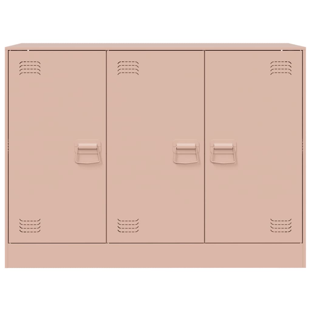 Rosa Sideboard 99x39x73 cm aus Stahl