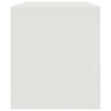 Meuble TV blanc 99x39x44 cm acier