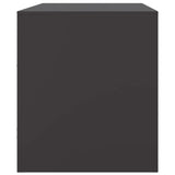 Meuble TV noir 67x39x44 cm acier