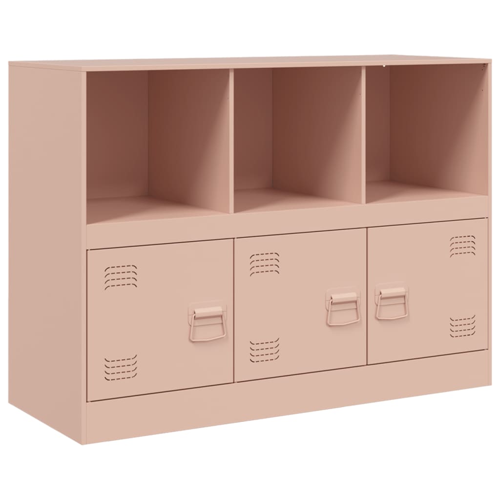 Rosa Sideboard 99x39x73 cm aus Stahl