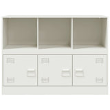 Buffet blanc 99x39x73 cm acier