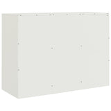 Buffet blanc 99x39x73 cm acier