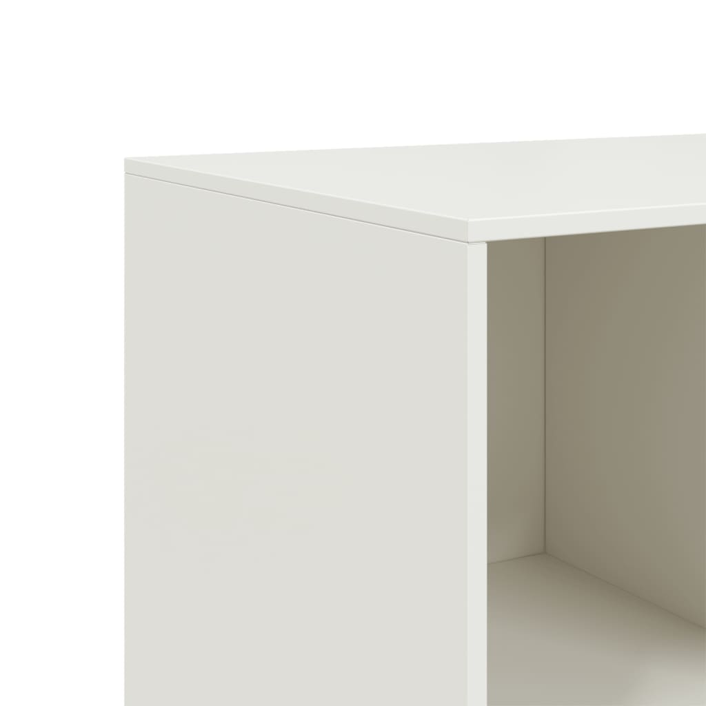 Buffet blanc 99x39x73 cm acier