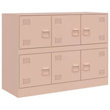 Rosa Sideboard 99x39x73 cm aus Stahl