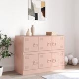 Rosa Sideboard 99x39x73 cm aus Stahl