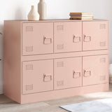 Rosa Sideboard 99x39x73 cm aus Stahl