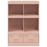 Buffet haut rose 67x39x95 cm acier