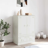 White high sideboard 67x39x95 cm steel