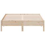 Cadre de lit sans matelas 160x200 cm bois massif de pin