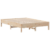 Cadre de lit sans matelas 160x200 cm bois massif de pin