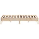 Cadre de lit sans matelas 140x200 cm bois massif de pin