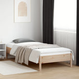 Cadre de lit sans matelas 100x200 cm bois massif de pin