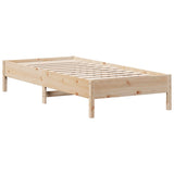 Cadre de lit sans matelas 100x200 cm bois massif de pin