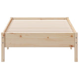 Cadre de lit sans matelas 90x200 cm bois de pin massif