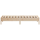 Cadre de lit sans matelas 90x200 cm bois de pin massif