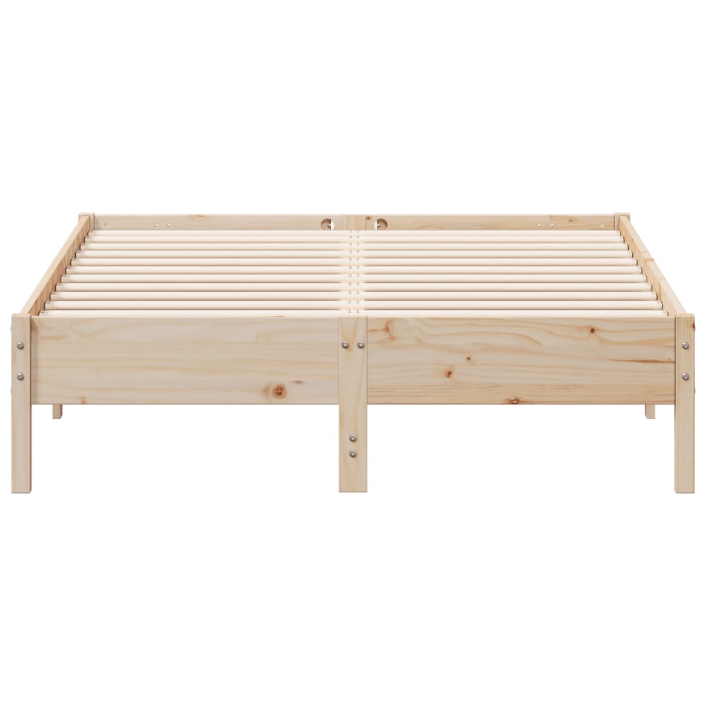 Cadre de lit sans matelas 120x190 cm bois de pin massif