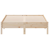 Cadre de lit sans matelas 120x190 cm bois de pin massif