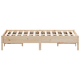 Cadre de lit sans matelas 120x190 cm bois de pin massif