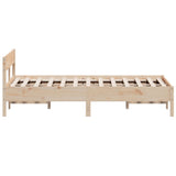 Cadre de lit sans matelas 160x200 cm bois massif de pin