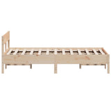 Cadre de lit sans matelas 120x200 cm bois de pin massif