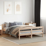 Cadre de lit sans matelas 120x200 cm bois de pin massif