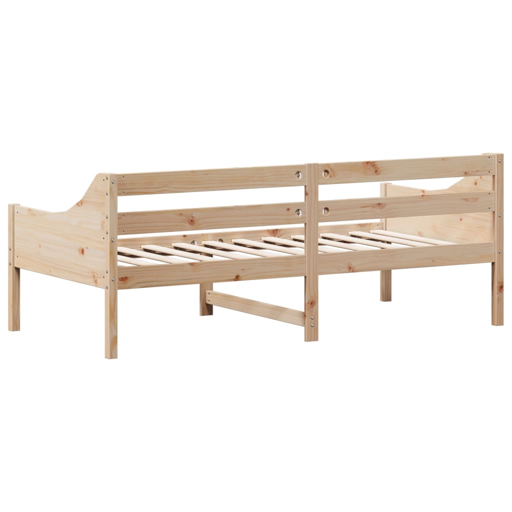 Lit de jour sans matelas 75x190 cm bois de pin massif