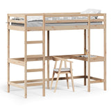 Lit superposé sans matelas 75x190 cm bois de pin massif