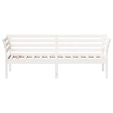 Lit de jour sans matelas blanc 90x190 cm bois de pin massif