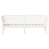 Lit de jour sans matelas blanc 75x190 cm bois de pin massif