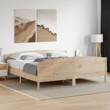 Cadre de lit sans matelas 180x200 cm bois massif de pin