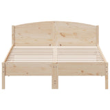 Cadre de lit sans matelas 150x200 cm bois de pin massif