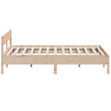 Cadre de lit sans matelas 200x200 cm bois massif de pin