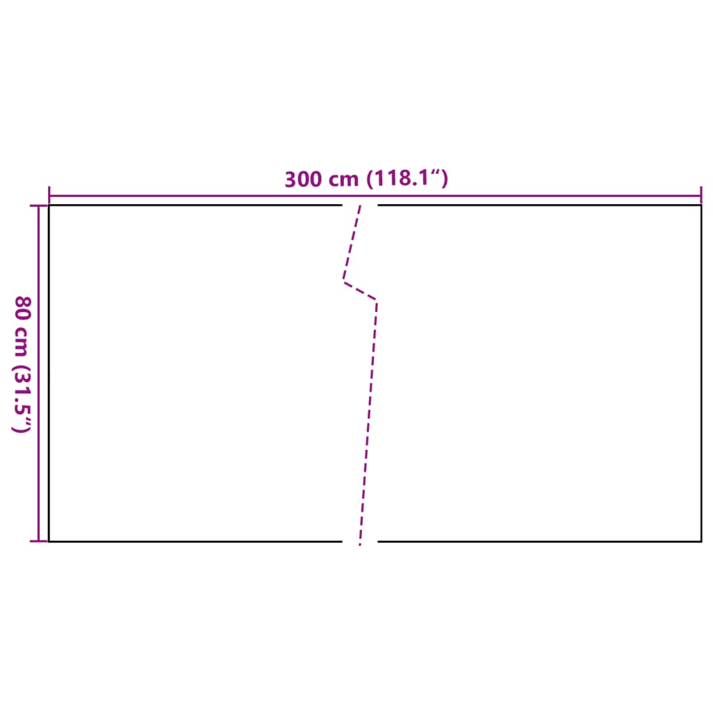 Paravent de balcon anthracite 300x80 cm résine tressée