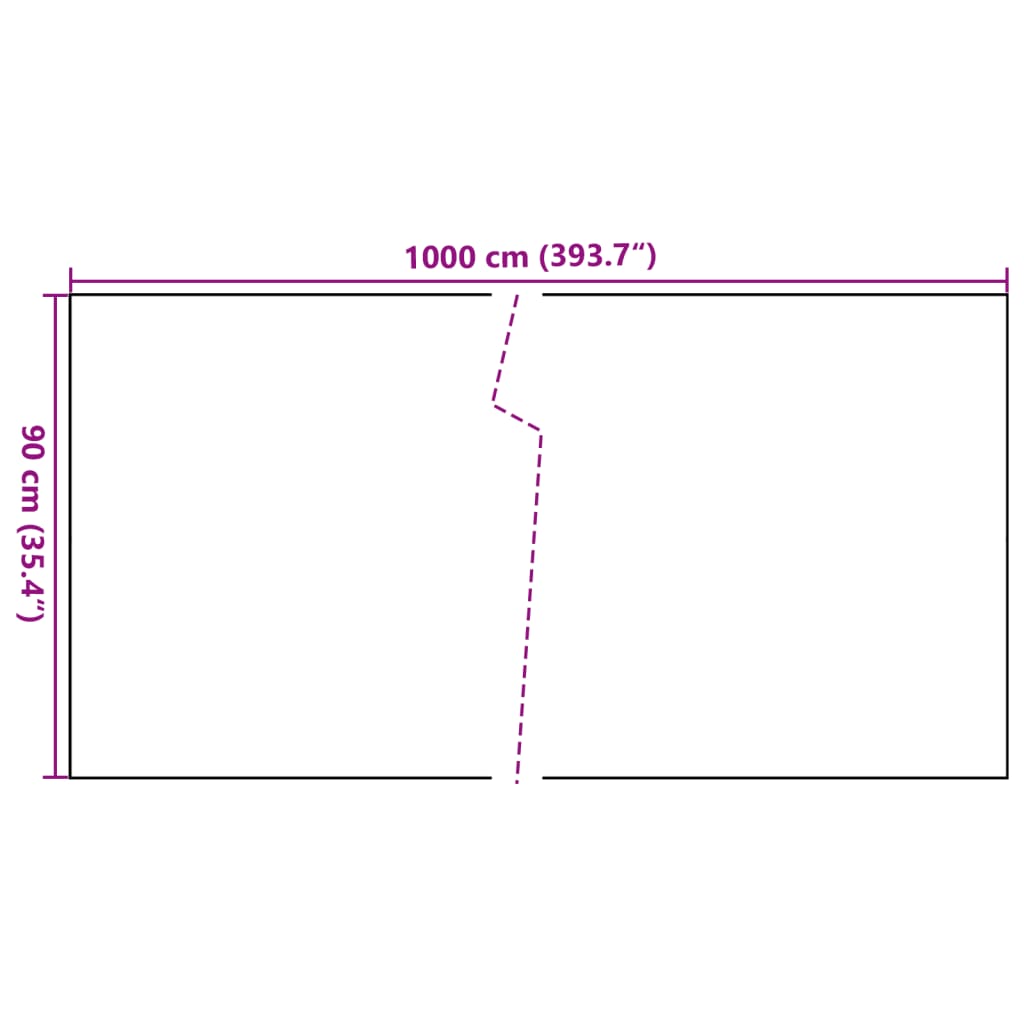 Paravent de balcon anthracite 1000x90 cm résine tressée