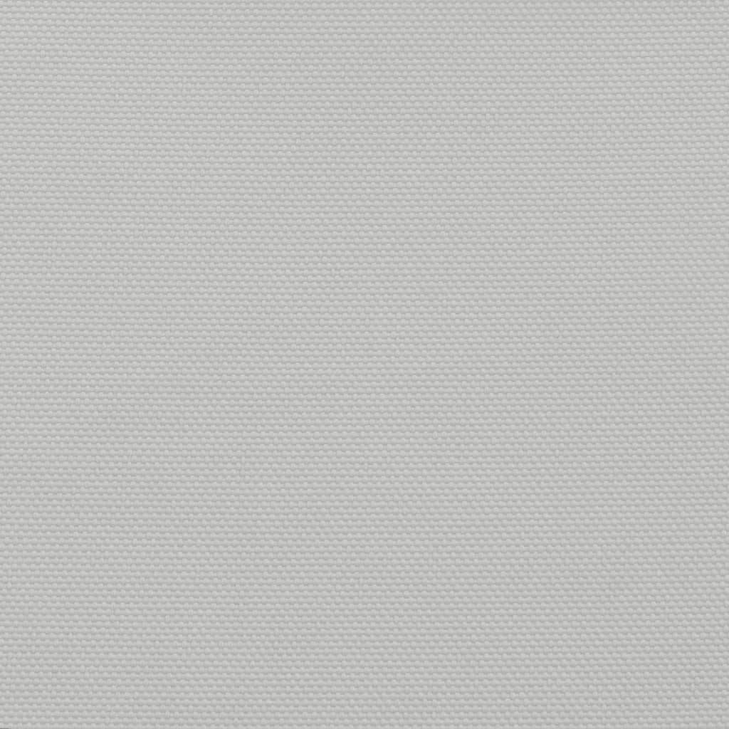 Voile d'ombrage gris clair 7x4 m 100% polyester oxford