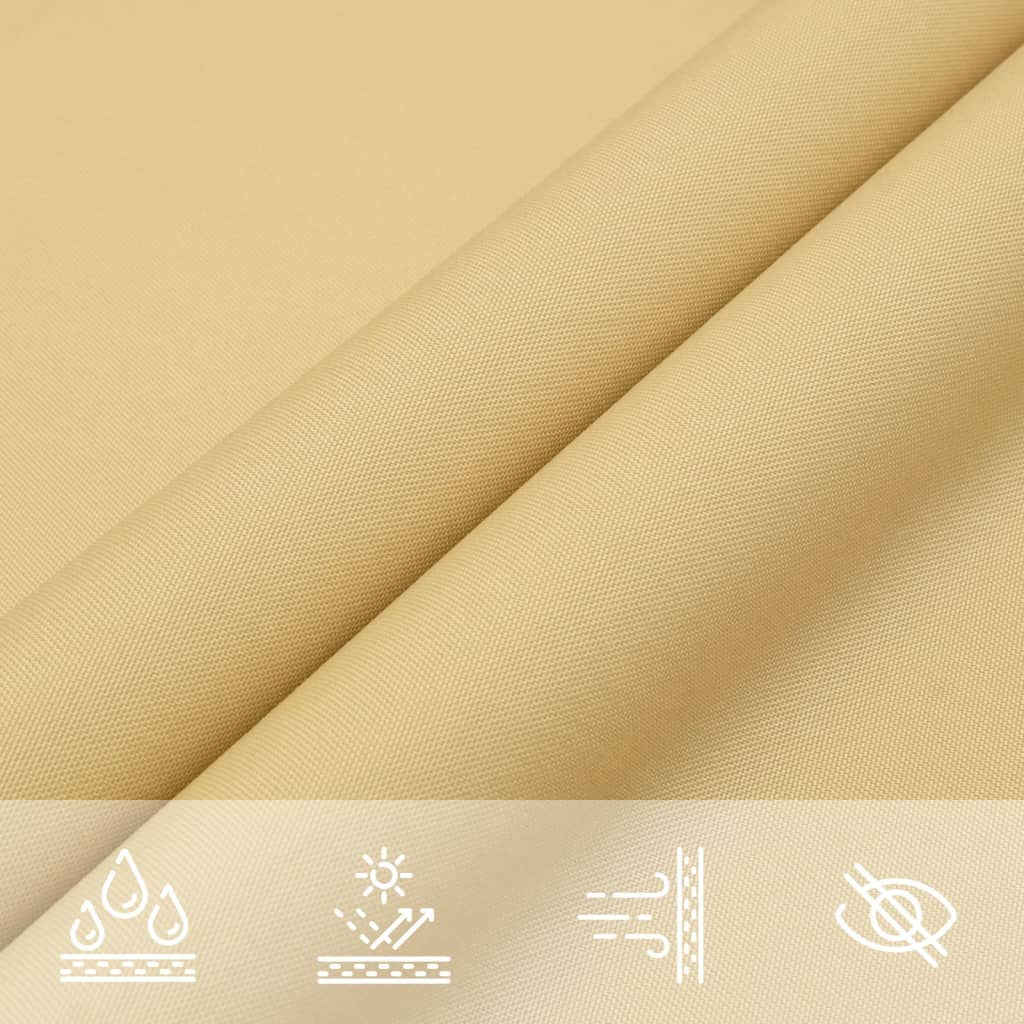 Shade sail sand 5x3 m 100% polyester oxford