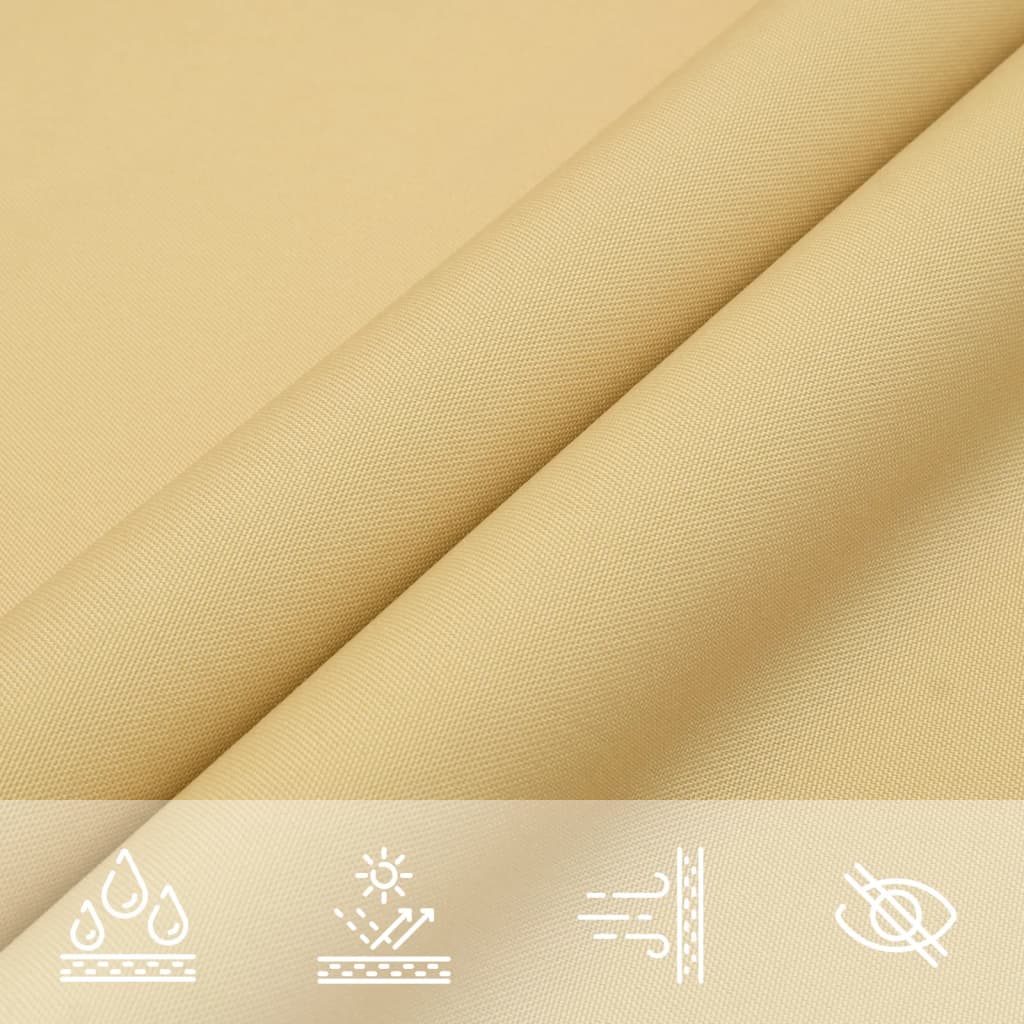 Shade sail sand 8x6 m 100% polyester oxford