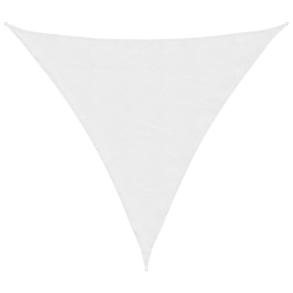 White shade sail 2x2x2 m 100% polyester oxford