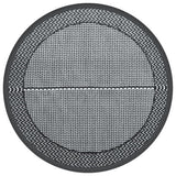 Tapis d'extérieur gris Ø200 cm PP