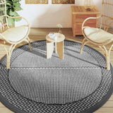 Tapis d'extérieur gris Ø200 cm PP