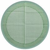 Tapis d'extérieur vert Ø200 cm PP