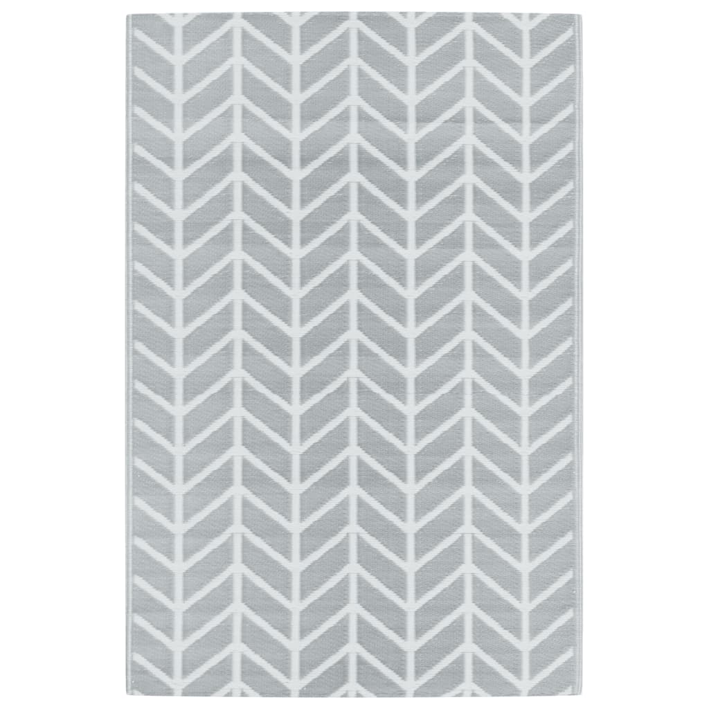 Outdoor rug Grey 120x180 cm PP