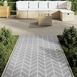 Outdoor rug Grey 120x180 cm PP