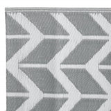 Outdoor rug Grey 120x180 cm PP