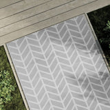 Outdoor rug Grey 120x180 cm PP